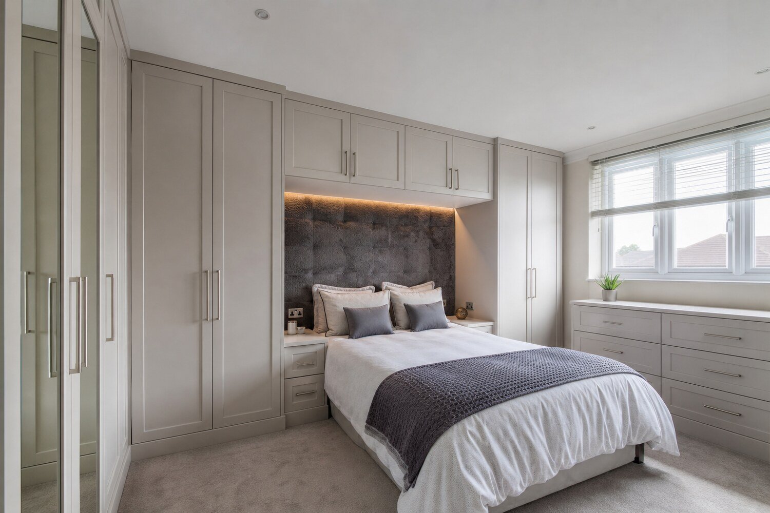 A range of bespoke fitted wardrobe styles and finishes by WOW Wardrobes in Warrington
