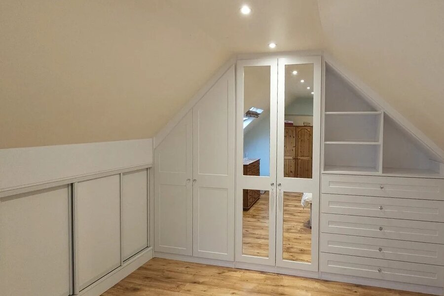 Fitted Wardrobes for Loft Conversions: Making the Most of Sloped Ceilings