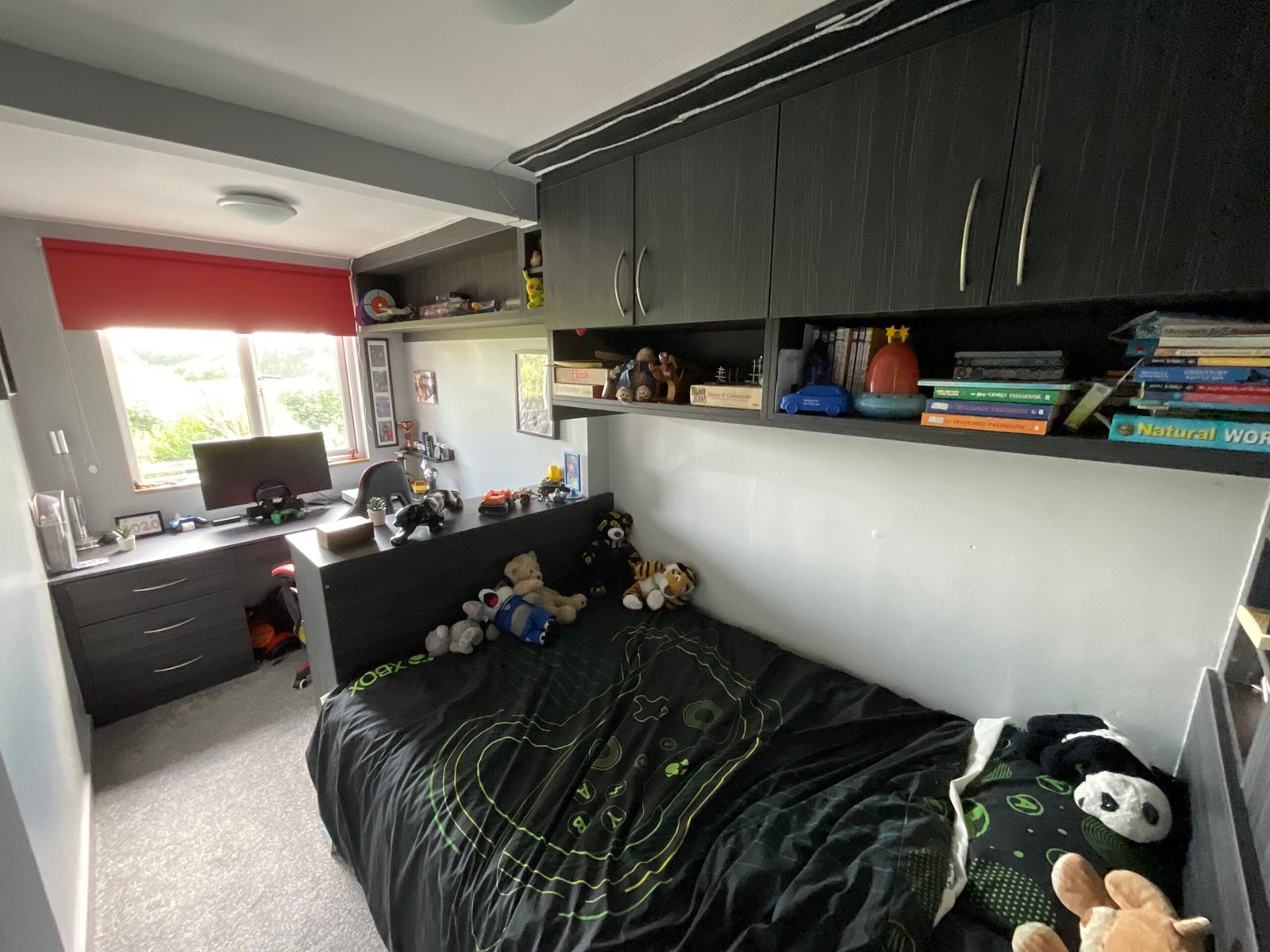 Built in, fitted, made to measure bedroom furniture. Designed and made to measure to perfectly fit and maximise storage in a small bedroom.